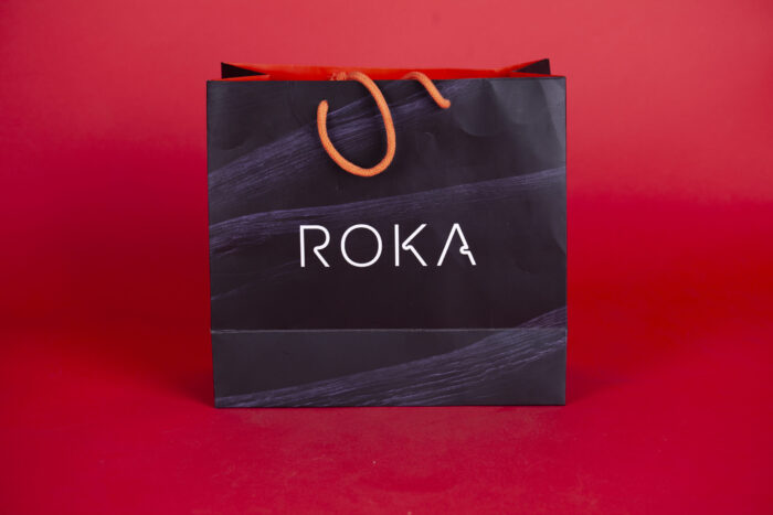 Restoran Özel Baskılı İpli Çanta - Görsel 1